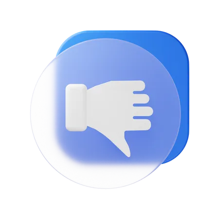 Thumbs Down  3D Icon