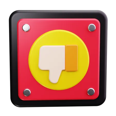 Thumbs Down  3D Icon