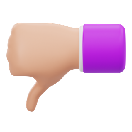 Thumbs Down  3D Icon