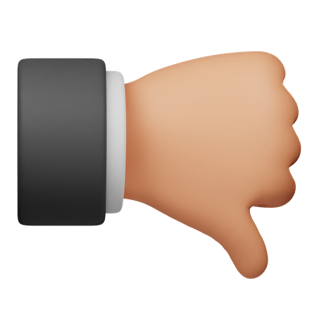 Thumbs Down  3D Icon