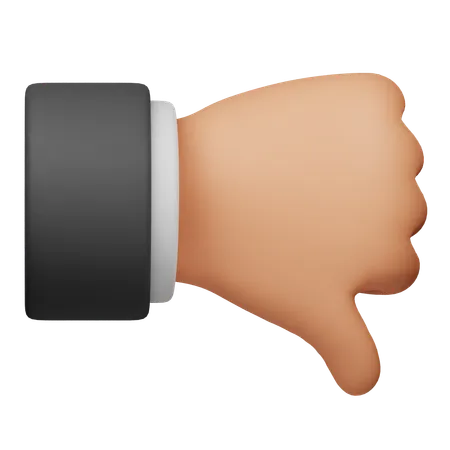 Thumbs Down  3D Icon