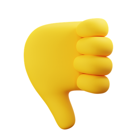 Thumbs Down  3D Icon