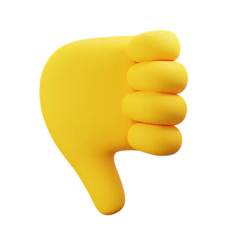 Thumbs Down  3D Icon