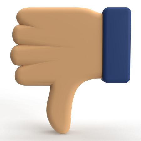 Thumbs Down  3D Icon