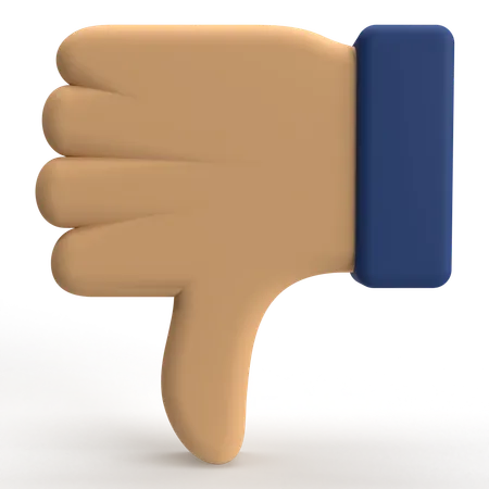 Thumbs Down  3D Icon