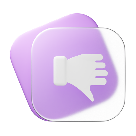 Thumbs Down  3D Icon