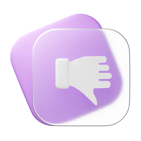 Thumbs Down  3D Icon