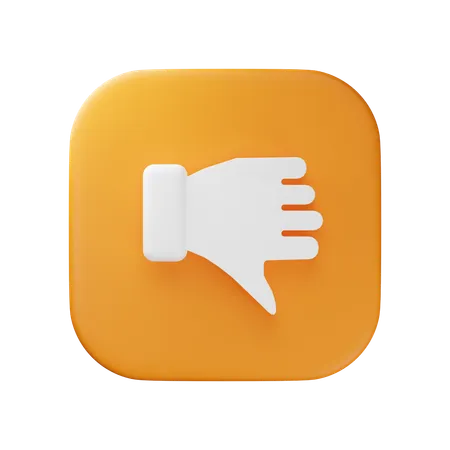 Thumbs Down  3D Icon