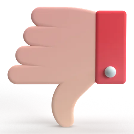 Thumbs Down  3D Icon