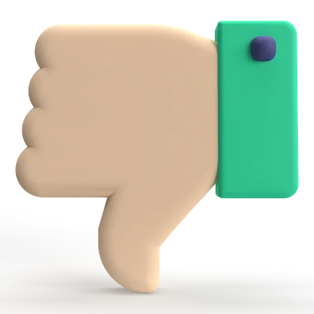 Thumbs Down  3D Icon