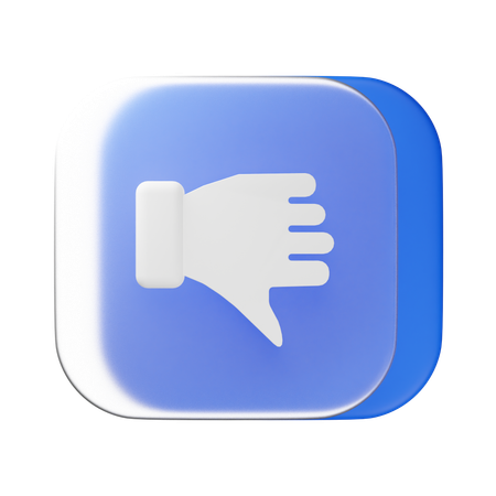 Thumbs Down  3D Icon