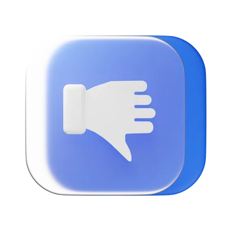 Thumbs Down  3D Icon