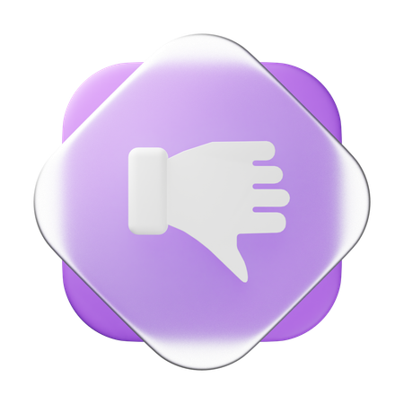 Thumbs Down  3D Icon