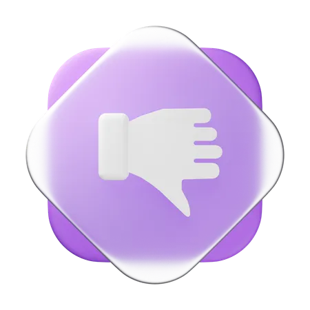 Thumbs Down  3D Icon