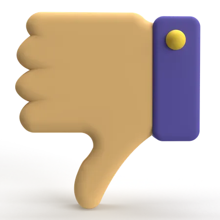 Thumbs Down  3D Icon