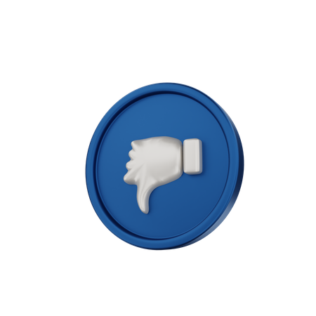 Thumbs Down  3D Icon