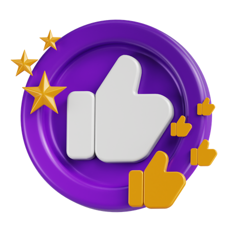 Thumbs Up  3D Icon