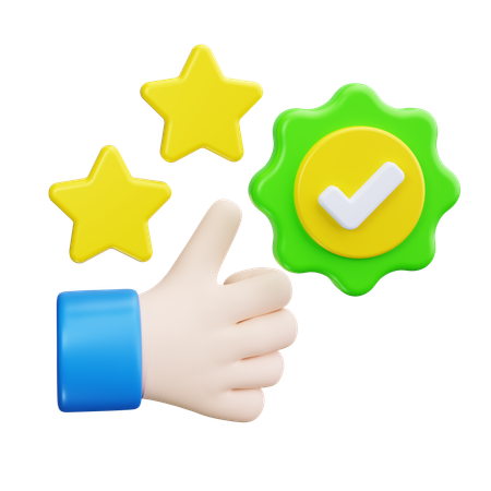 Thumbs up  3D Icon