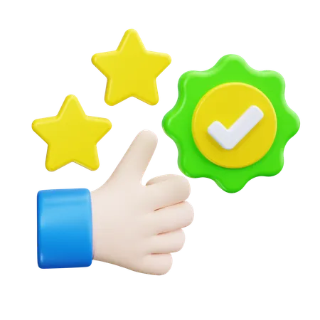 Thumbs up  3D Icon