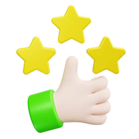 Thumbs Up  3D Icon