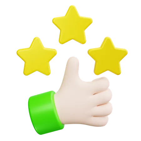 Thumbs Up  3D Icon