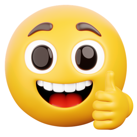Thumbs Up  3D Icon