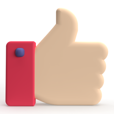 Thumbs Up  3D Icon