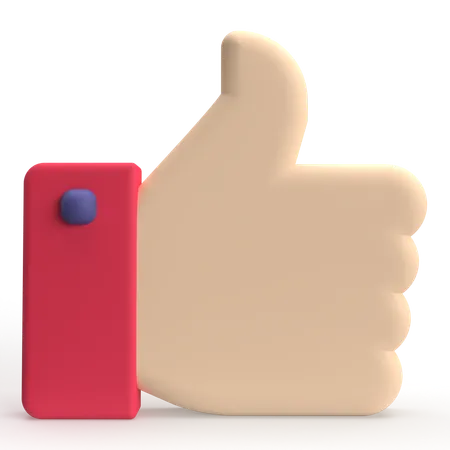 Thumbs Up  3D Icon