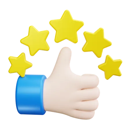 Thumbs Up  3D Icon