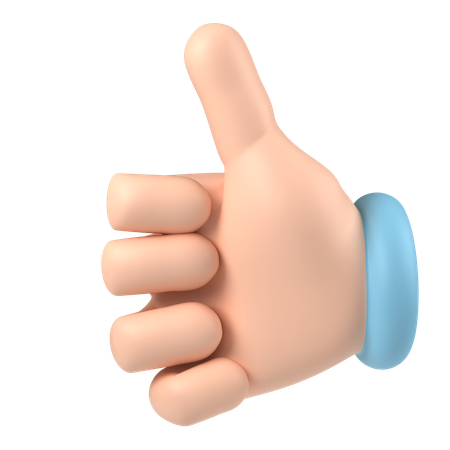 Thumbs Up  3D Icon