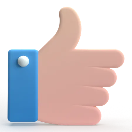 Thumbs Up  3D Icon