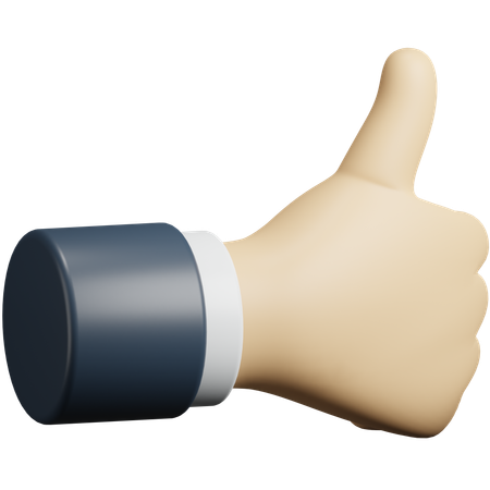 Thumbs up  3D Icon