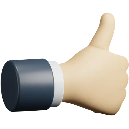 Thumbs up  3D Icon