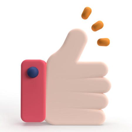 Thumbs Up  3D Icon