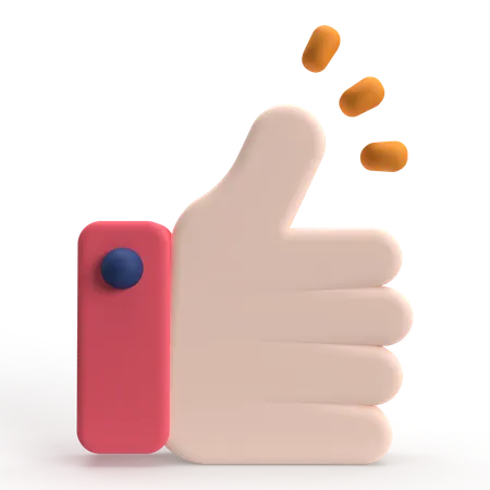 Thumbs Up  3D Icon