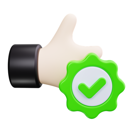 Thumbs Up  3D Icon