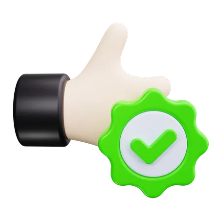 Thumbs Up  3D Icon