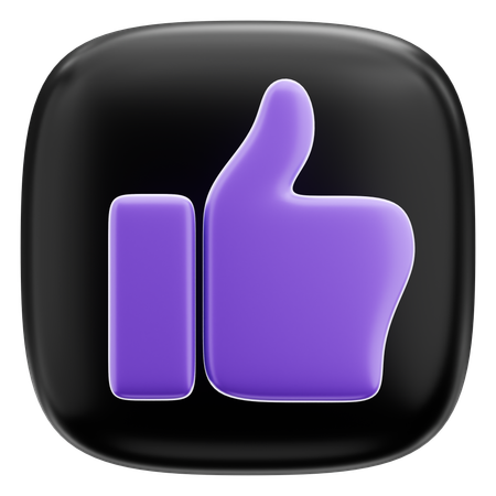 Thumbs Up  3D Icon