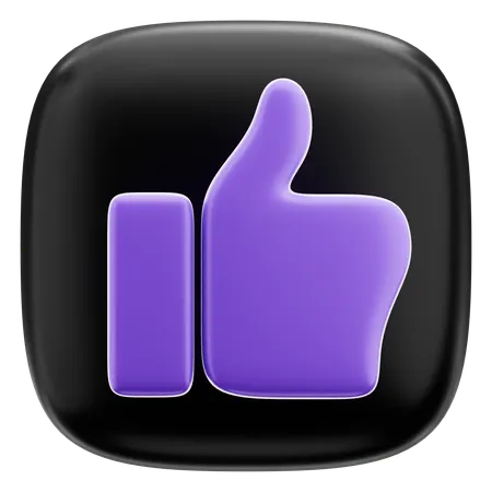 Thumbs Up  3D Icon