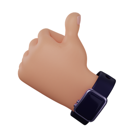 Thumbs Up  3D Icon