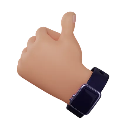 Thumbs Up  3D Icon