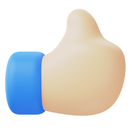 Thumbs Up  3D Icon