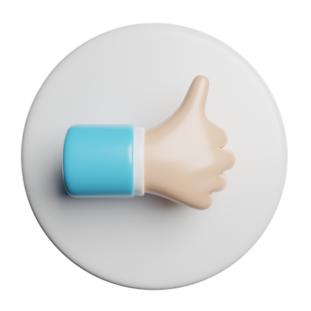 Thumbs Up  3D Icon