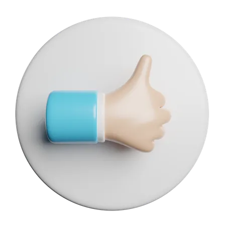 Thumbs Up  3D Icon