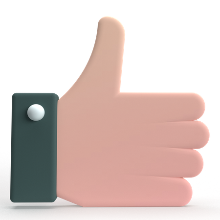 Thumbs Up  3D Icon