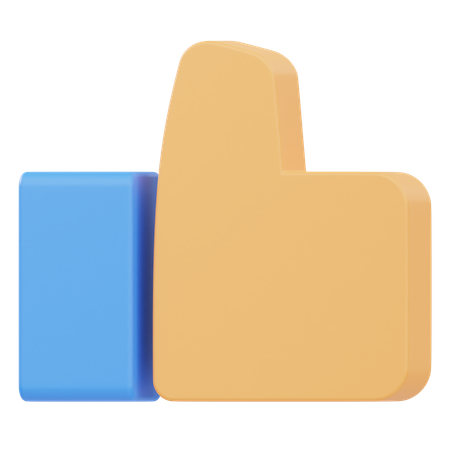 Thumbs up  3D Icon