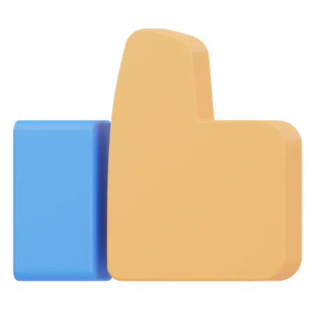 Thumbs up  3D Icon