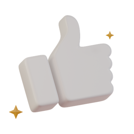 Thumbs Up  3D Icon