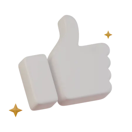 Thumbs Up  3D Icon