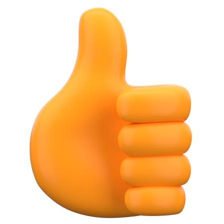 Thumbs Up  3D Icon